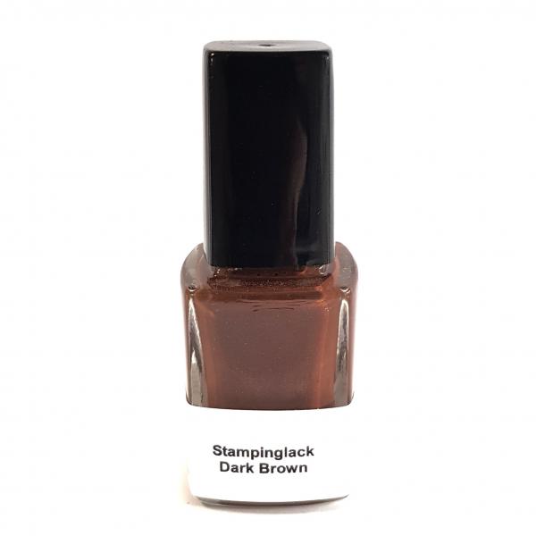 Stamping Lack, Dark brown, 12 ml
